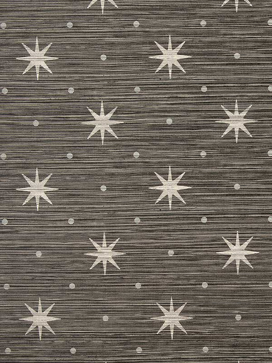Scalamandre WHN000544002 Big Trixie Black Wallpaper