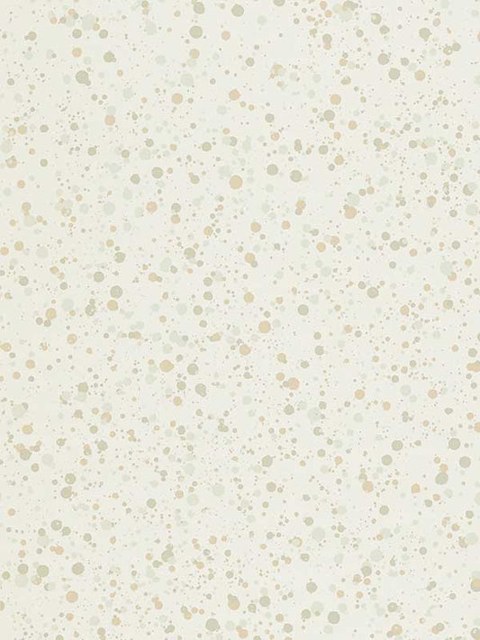 Scalamandre WHN000AP0153 Spatter Beige On White Wallpaper