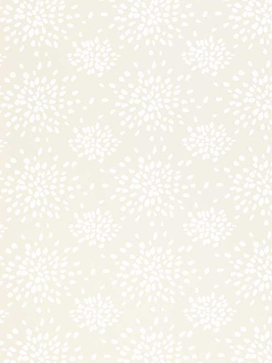 Scalamandre WHN000WP1020 Fireworks White On Offwhite Wallpaper