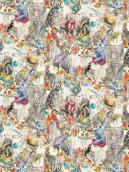 Scalamandre WNM0001MOMB Mombo Rhapsody Multi Wallpaper