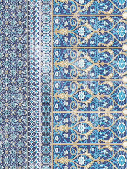 Scalamandre WNM0001TOPB Topkapi Border Classic Wallpaper