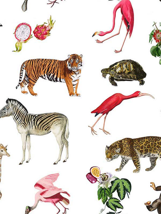 Scalamandre WNM0002EXOT Exotix Natural Wallpaper