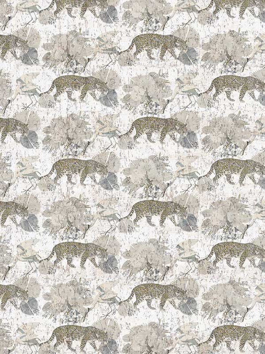 Scalamandre WNM0003LEOP Leopard Walk Cameo Wallpaper