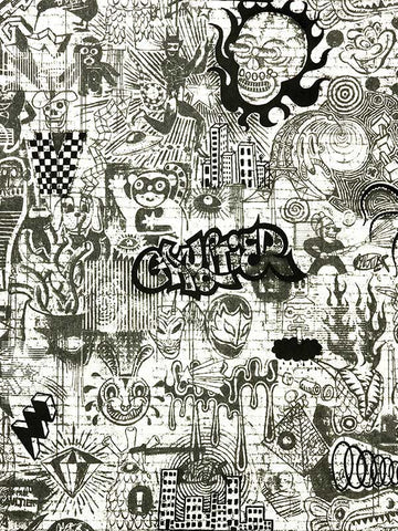 Scalamandre - Ernest Noir Wallpaper - WH 000013312