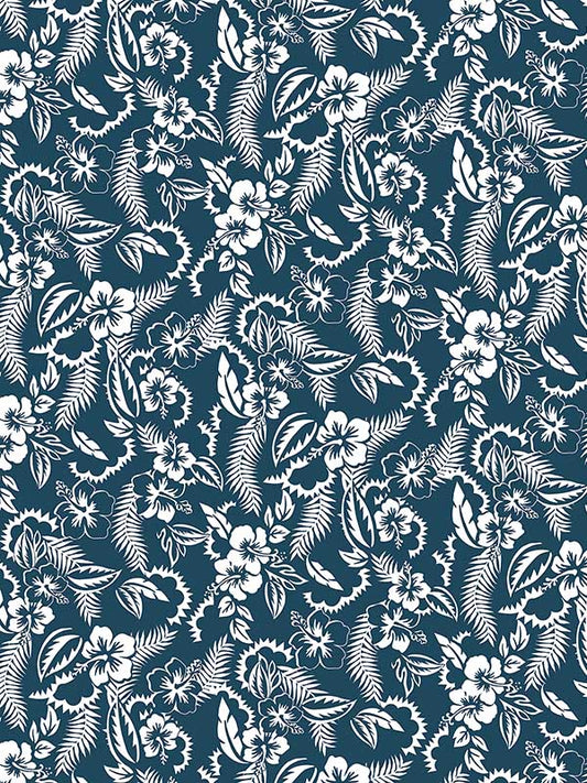 Scalamandre WH000033338 Jamaique Canard Wallpaper