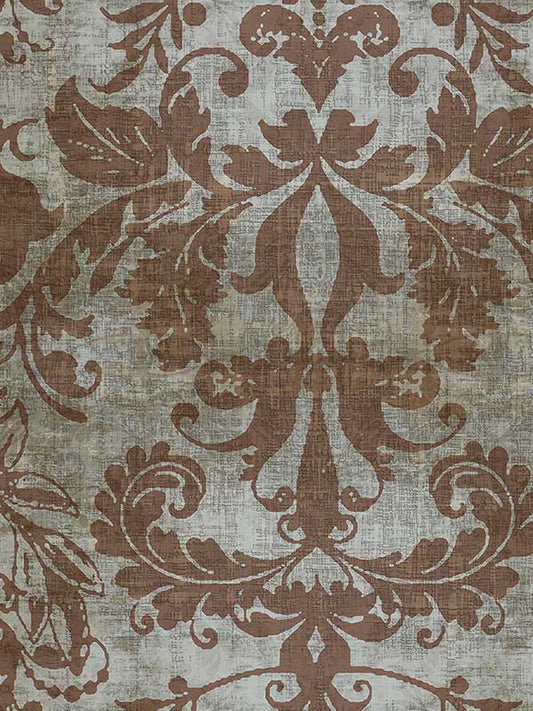 Scalamandre WNM0011PALA Palace Damask Silver Wallpaper