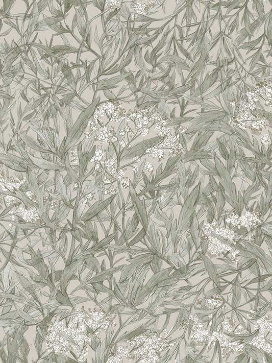 Scalamandre WSB00280225 Malin Sage Green Wallpaper