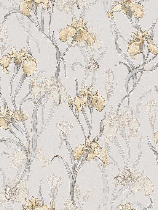 Scalamandre WSB003601013 Iris Amber Wallpaper