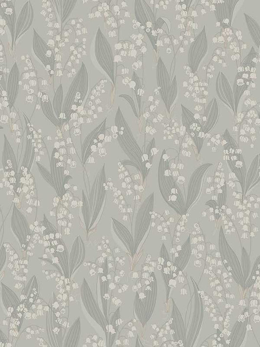 Scalamandre WSB00380479 Liljekonvalj Sage Green Wallpaper