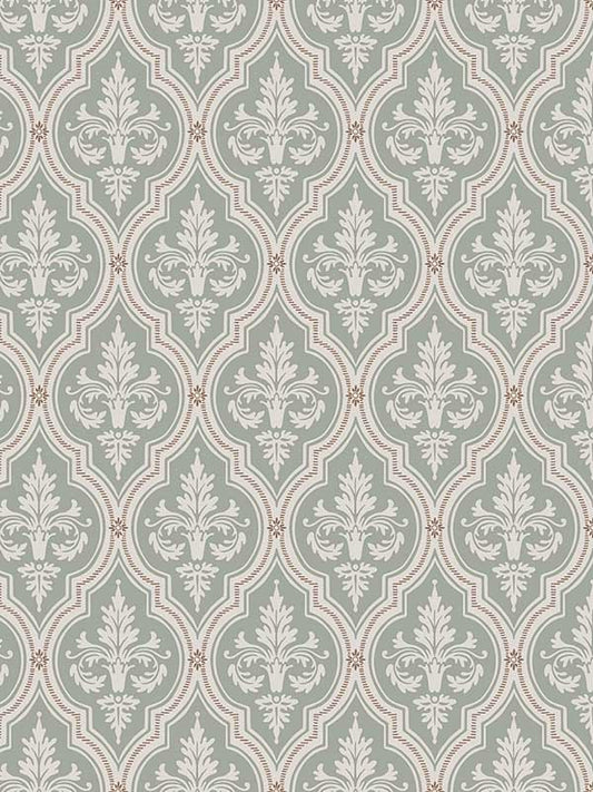 Scalamandre WSB00380829 Lillie Garden Green Wallpaper