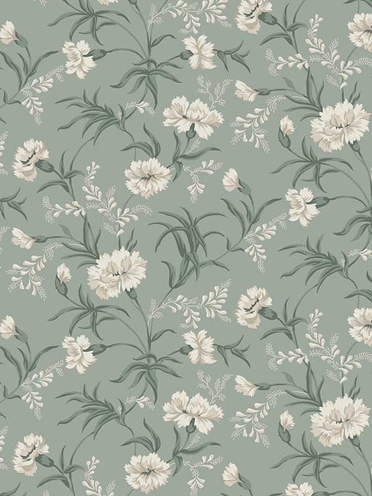 Scalamandre WSB00380832 Emilie Garden Green Wallpaper