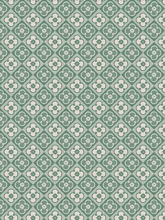 Scalamandre WSB00531015 Lyckan Emerald Wallpaper
