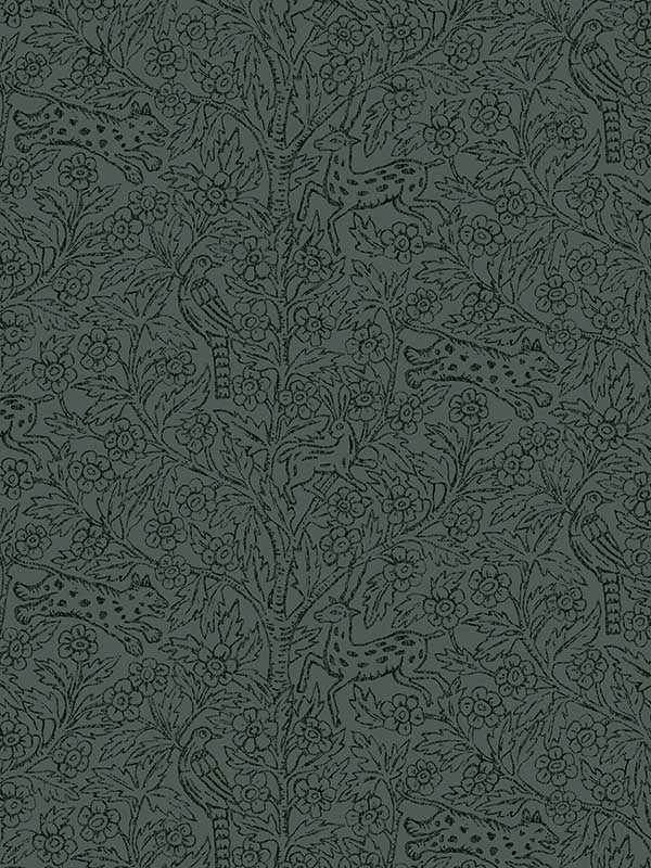 scalamandre wsb00880827 eden juniper wallpaper