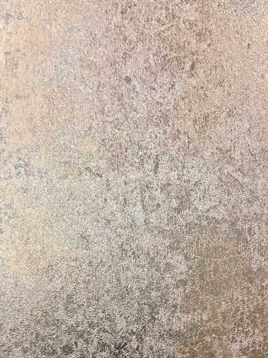 Scalamandre WTOML292 Hand Hammered Leaf Rose Gold Wallpaper