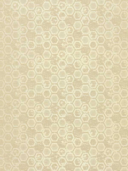 Scalamandre WTT661423 Hexagon Inspiration Chamomille Wallpaper