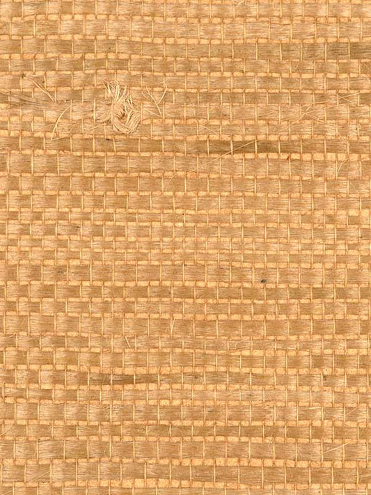 Scalamandre WTW0431JUST Justin Jute Tobacco Wallpaper