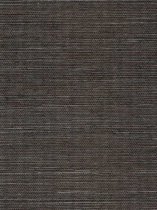 Scalamandre WTWGT3942 Organic Sisal Espresso Wallpaper