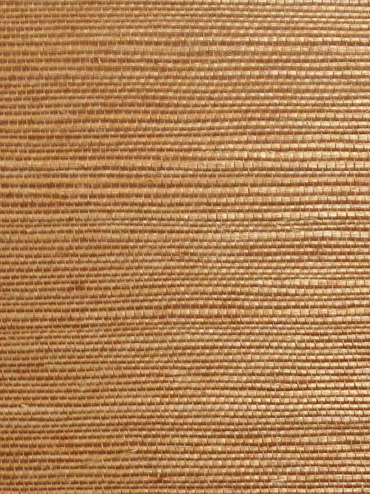Scalamandre WTWGT3966 Organic Sisal Cinnamon Wallpaper