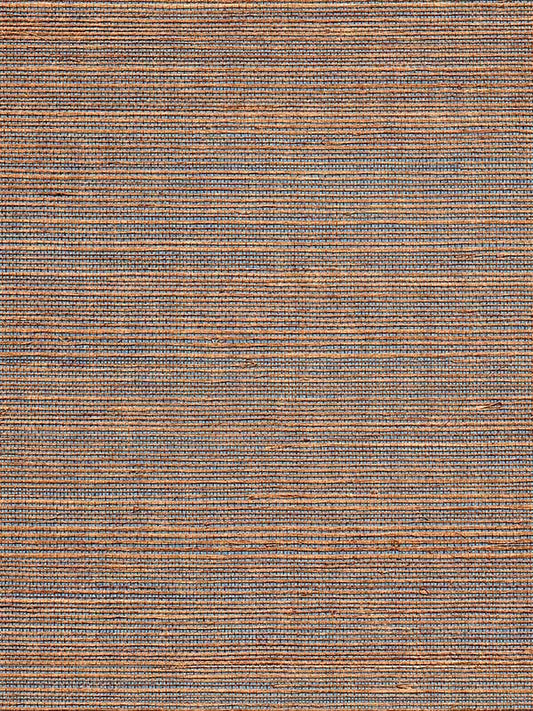 Scalamandre WTWGT3981 Organic Dual Tone Sisal Chestnut Wallpaper