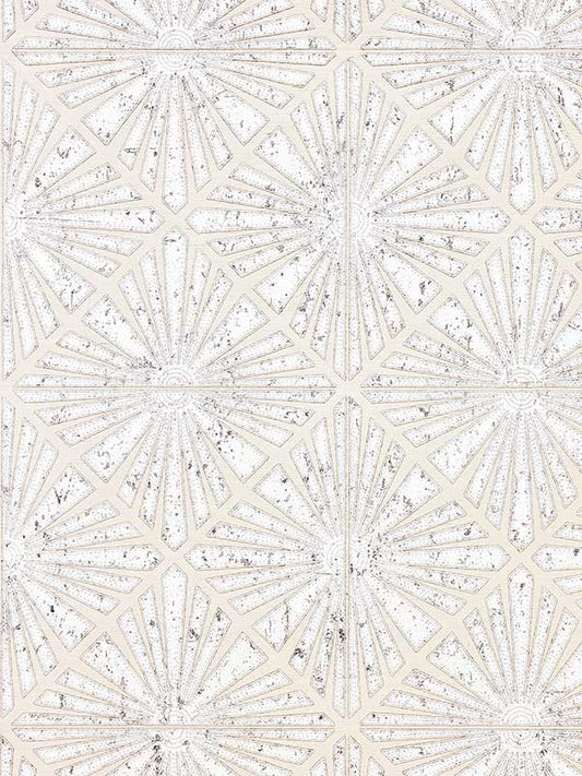 Scalamandre SC0001WP88556 Milan Diamond Grasscloth Parchment Wallpaper