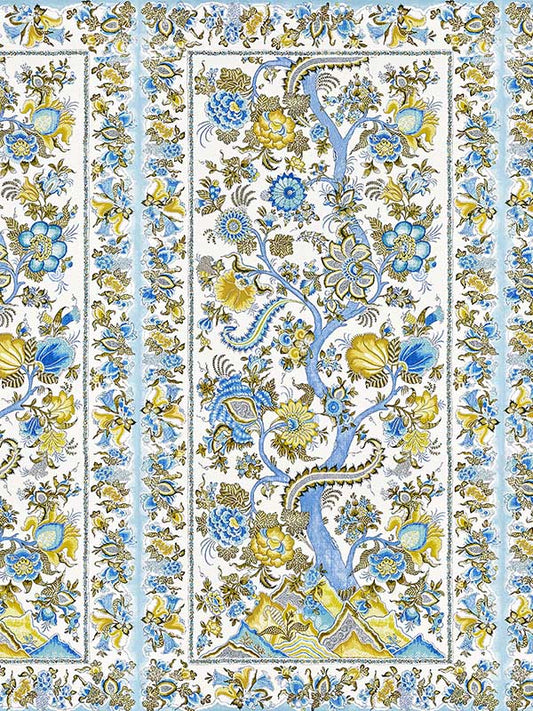 Scalamandre SC0001WP88567 Metropolitan Palampore Sky And Sunlight Mural