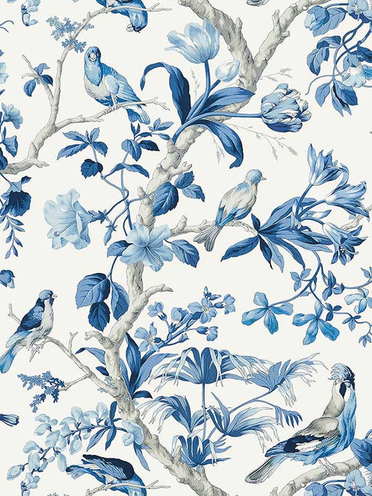 Scalamandre SC0003WP88381 Belize Porcelain Wallpaper