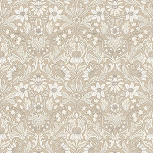 schumacher - blomsterfrojd - natural - 3293 - wallpaper