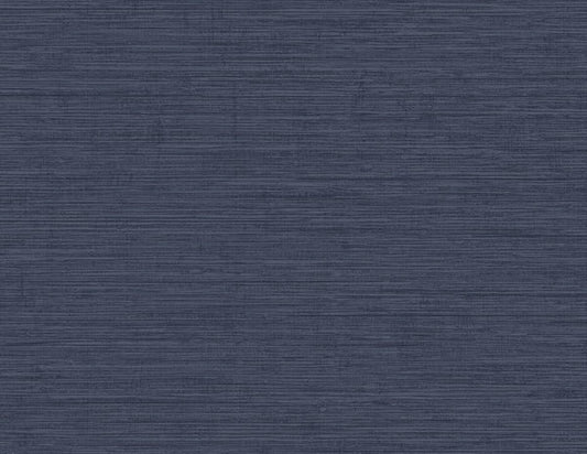 Seabrook Nautical Twine Stringcloth Coastal Blue Wallpaper