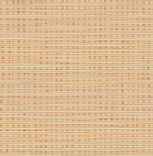 Seabrook Weave Terra Cotta Wallpaper