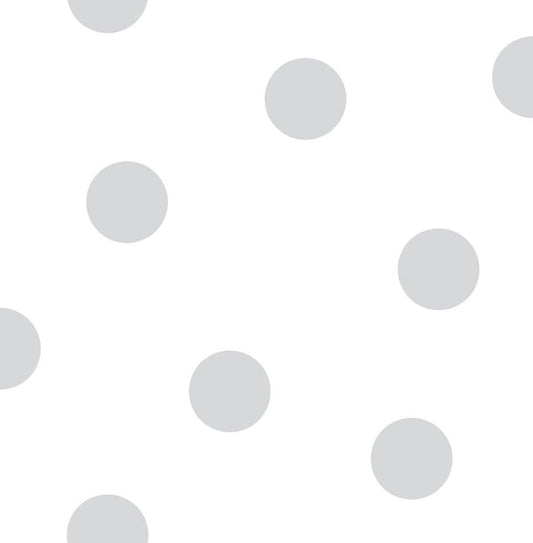 Seabrook Dots Soft Gray Wallpaper