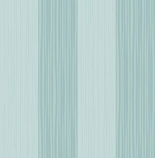 Seabrook Stripes Teal Wallpaper