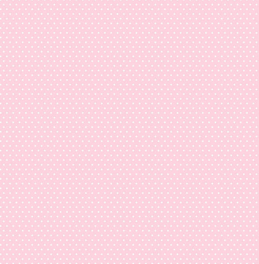 Seabrook Polka Dot Blush Wallpaper
