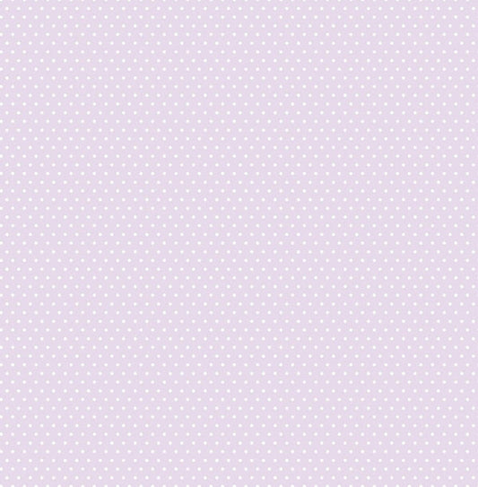 Seabrook Polka Dot Lilac Wallpaper