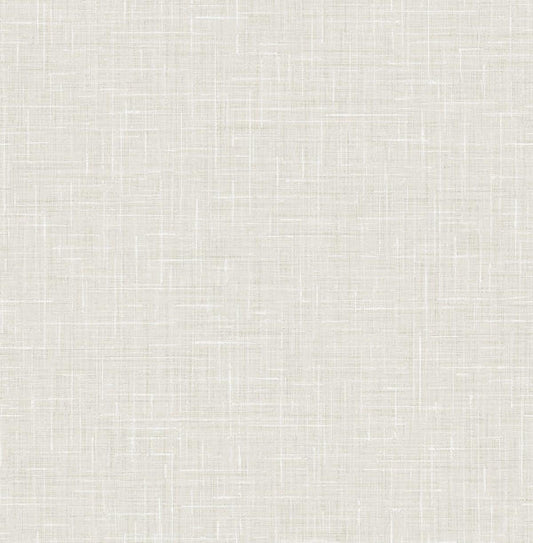 Seabrook Linen Soft Gray Wallpaper