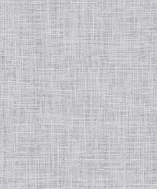 Seabrook Glisten Weave Metallic Silver And Gray Wallpaper