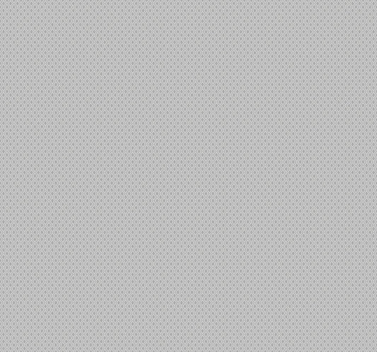 Seabrook Mini Diamond Geo Metallic Silver Glitter Wallpaper