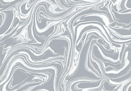 Seabrook Oil And Water Cork Metallic Silver And Off-White Wallpaper
