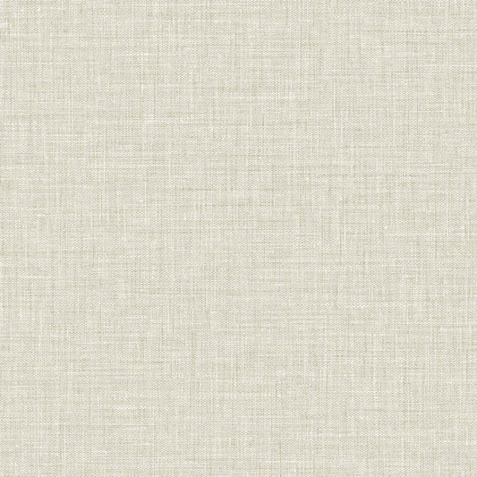 Seabrook Easy Linen Alabaster Wallpaper