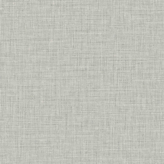 Seabrook Easy Linen Fog Gray Wallpaper