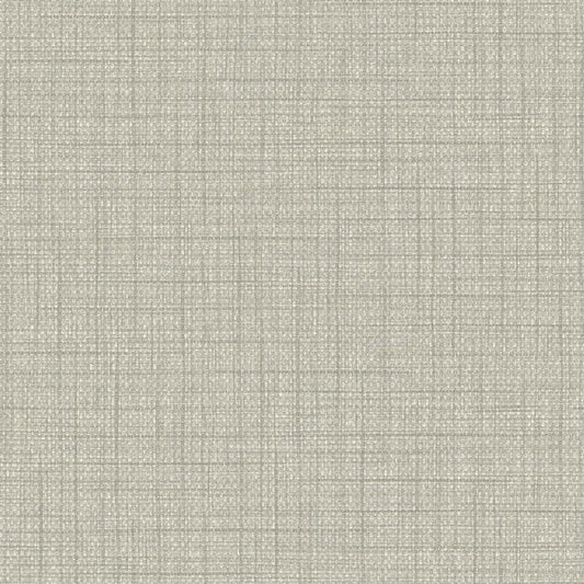 Seabrook Woven Raffia Mindful Gray Wallpaper