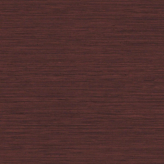 Seabrook Coastal Hemp Cabernet Wallpaper