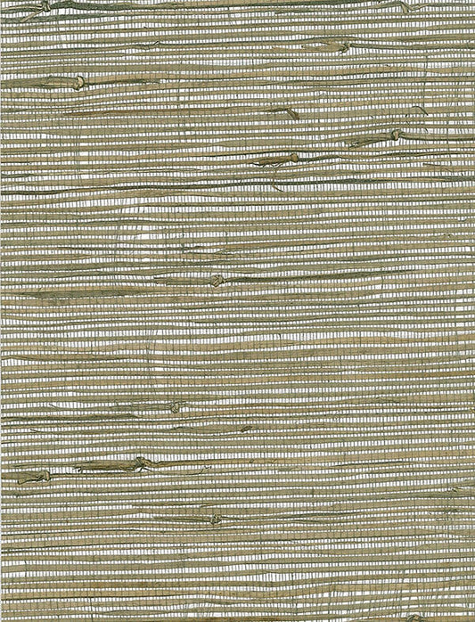 Seabrook Triangle Grass Gray, Metallic Silver, Neutrals Wallpaper
