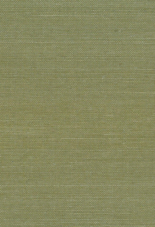 Seabrook Sisal Green Wallpaper