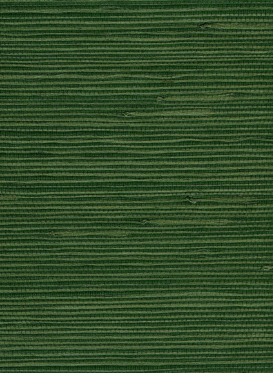 Seabrook Jute Green Wallpaper