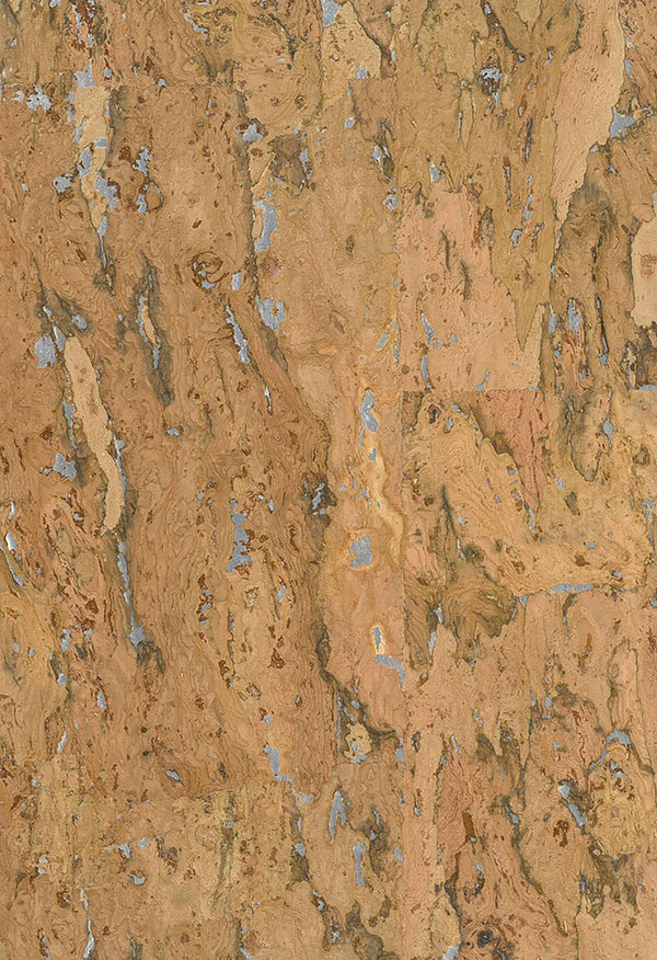 seabrook cork brown wallpaper