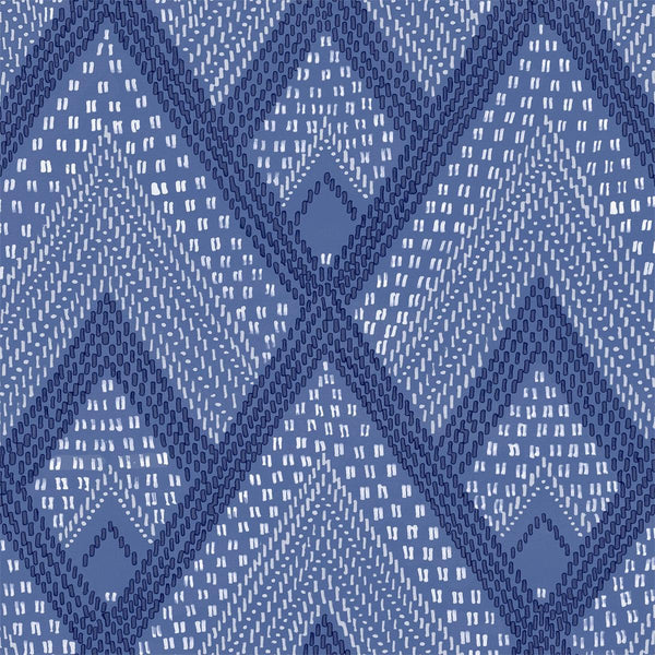 seabrook panama boho diamonds coastal blue wallpaper