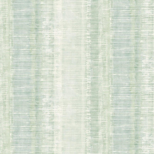 Seabrook Tikki Natural Ombre Washed Jade And Aloe Wallpaper