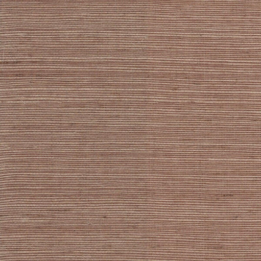 Seabrook Sisal Grasscloth Smokey Mauve Wallpaper