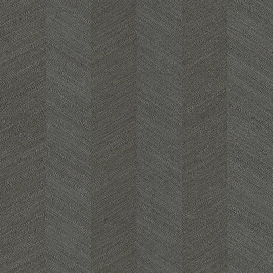 Seabrook Chevy Hemp Nori Wallpaper