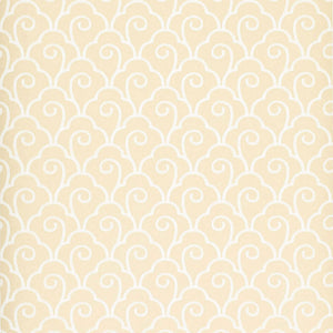 schumacher - scallop filigree - cream - 5001050 - wallpaper